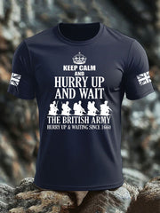 Men's British Veteran imitation cotton short-sleeved T-shirt vetvanguards