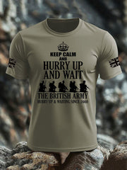 Men's British Veteran imitation cotton short-sleeved T-shirt vetvanguards