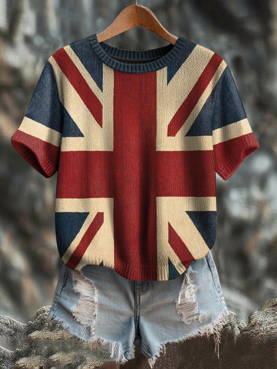 Women's British Flag Short-sleeved T-shirt vetvanguards