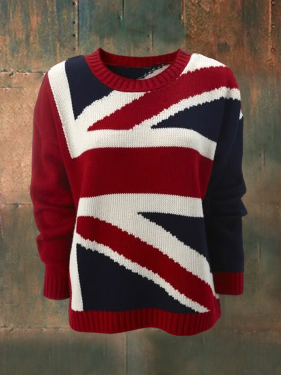Women's British Flag Sweatshirt vetvanguards
