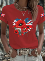 Men's UK Flag Printed T-shirt vetvanguards