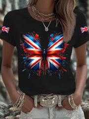 Men's UK Flag Printed T-shirt vetvanguards