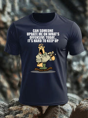 Men's British Veteran imitation cotton short-sleeved T-shirt vetvanguards