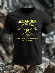 Men's British Veteran imitation cotton short-sleeved T-shirt vetvanguards