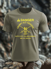 Men's British Veteran imitation cotton short-sleeved T-shirt vetvanguards