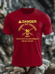 Men's British Veteran imitation cotton short-sleeved T-shirt vetvanguards
