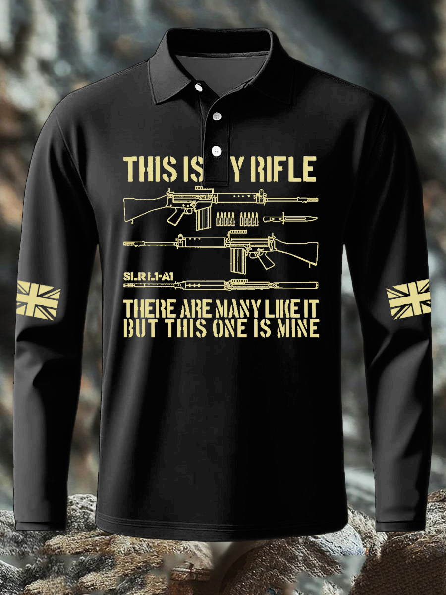 Men's British Veteran Printed long sleeve shirt vetvanguards