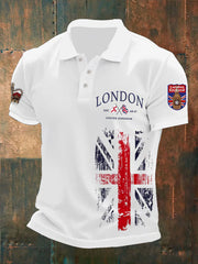 Men's UK Lodon Printed Casual Tops vetvanguards