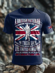 Men's British Veteran short sleeves t-shirt vetvanguards