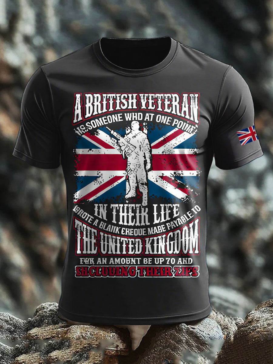 Men's British Veteran short sleeves t-shirt vetvanguards