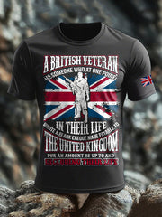 Men's British Veteran short sleeves t-shirt vetvanguards