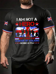 Men's I Am Not A Hero Short Sleeves T-shirt vetvanguards