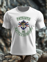 Men's British Veteran imitation cotton short-sleeved T-shirt vetvanguards