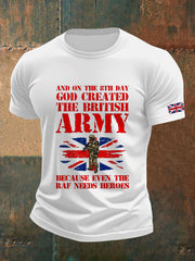 Men's Dog Greated The British Army Short-sleeved T-shirt vetvanguards