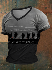 Men's British Veteran V-neck T-shirt vetvanguards