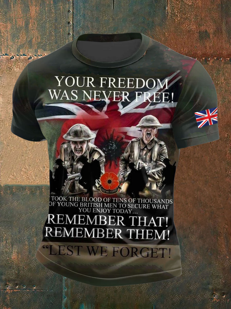 Men's British Veteran short sleeves t-shirt vetvanguards
