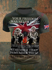 Men's British Veteran short sleeves t-shirt vetvanguards