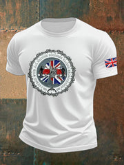 Men's British Veteran imitation cotton short-sleeved T-shirt vetvanguards