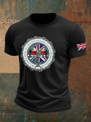 Men's British Veteran imitation cotton short-sleeved T-shirt vetvanguards