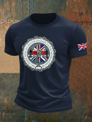 Men's British Veteran imitation cotton short-sleeved T-shirt vetvanguards